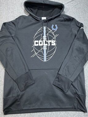 Nike Indianapolis Colts Men’s Large Black Hoodie NFL Football